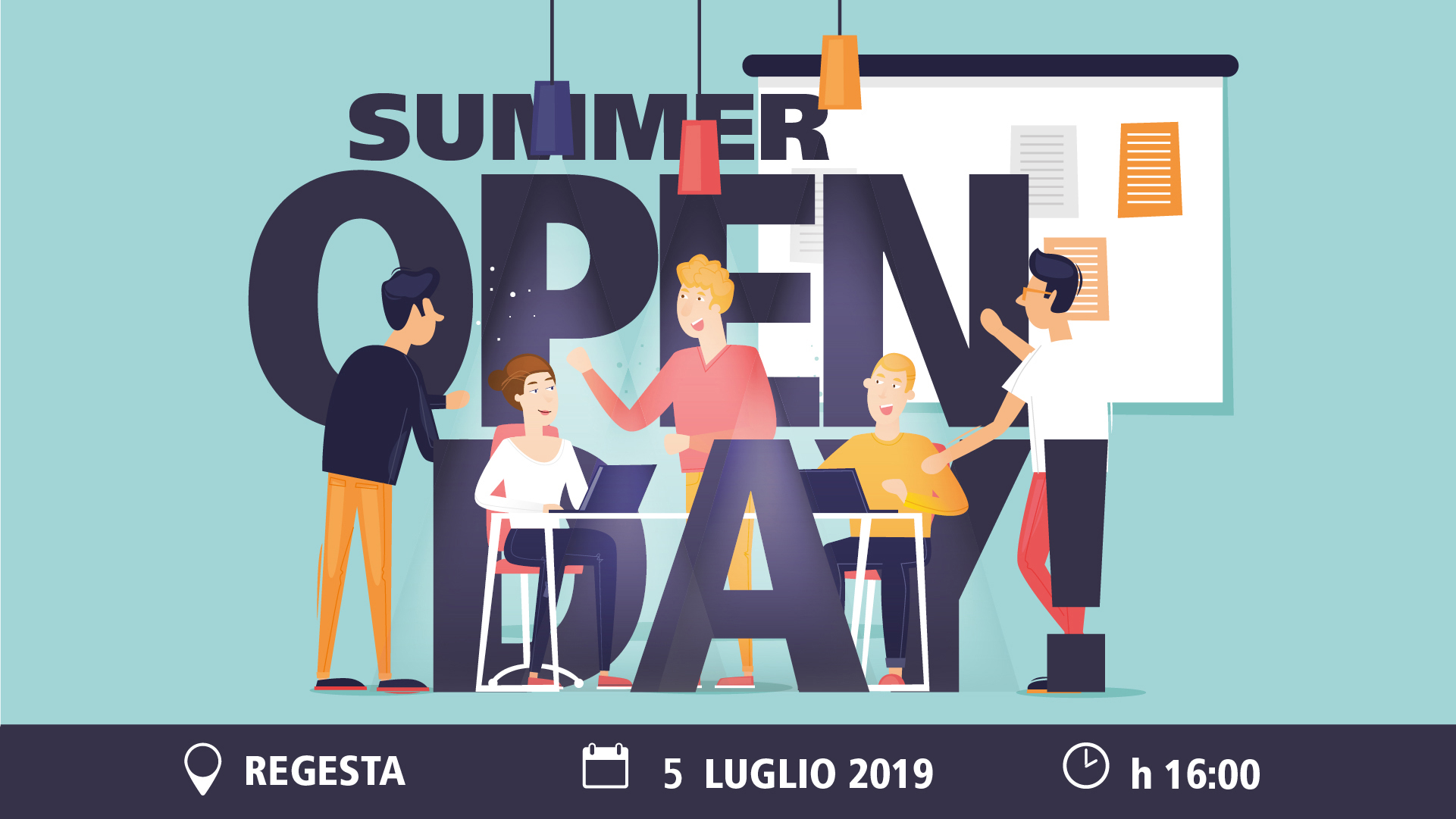 Locandina Summer Open Day 2019 organizzata da Regesta