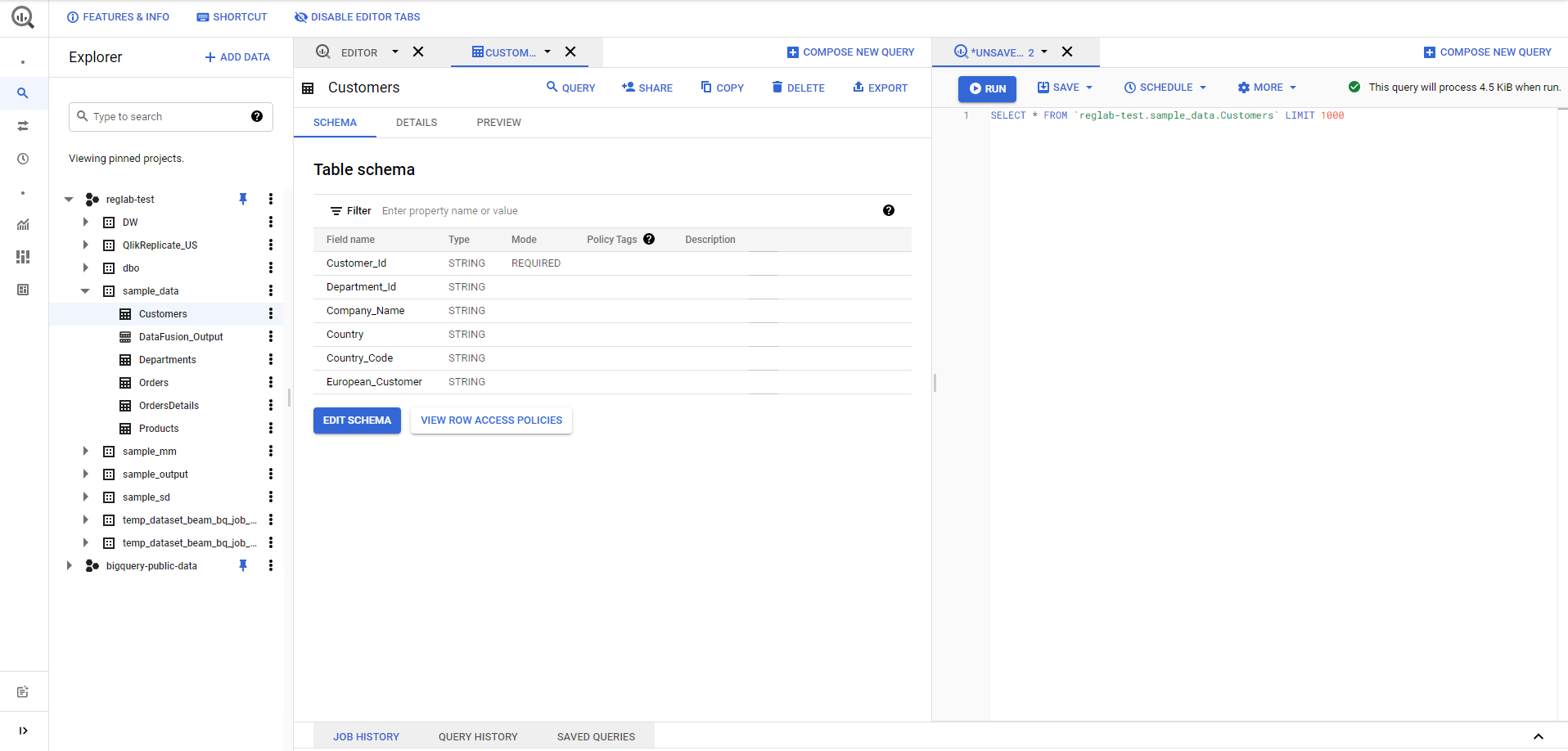 google bigquery